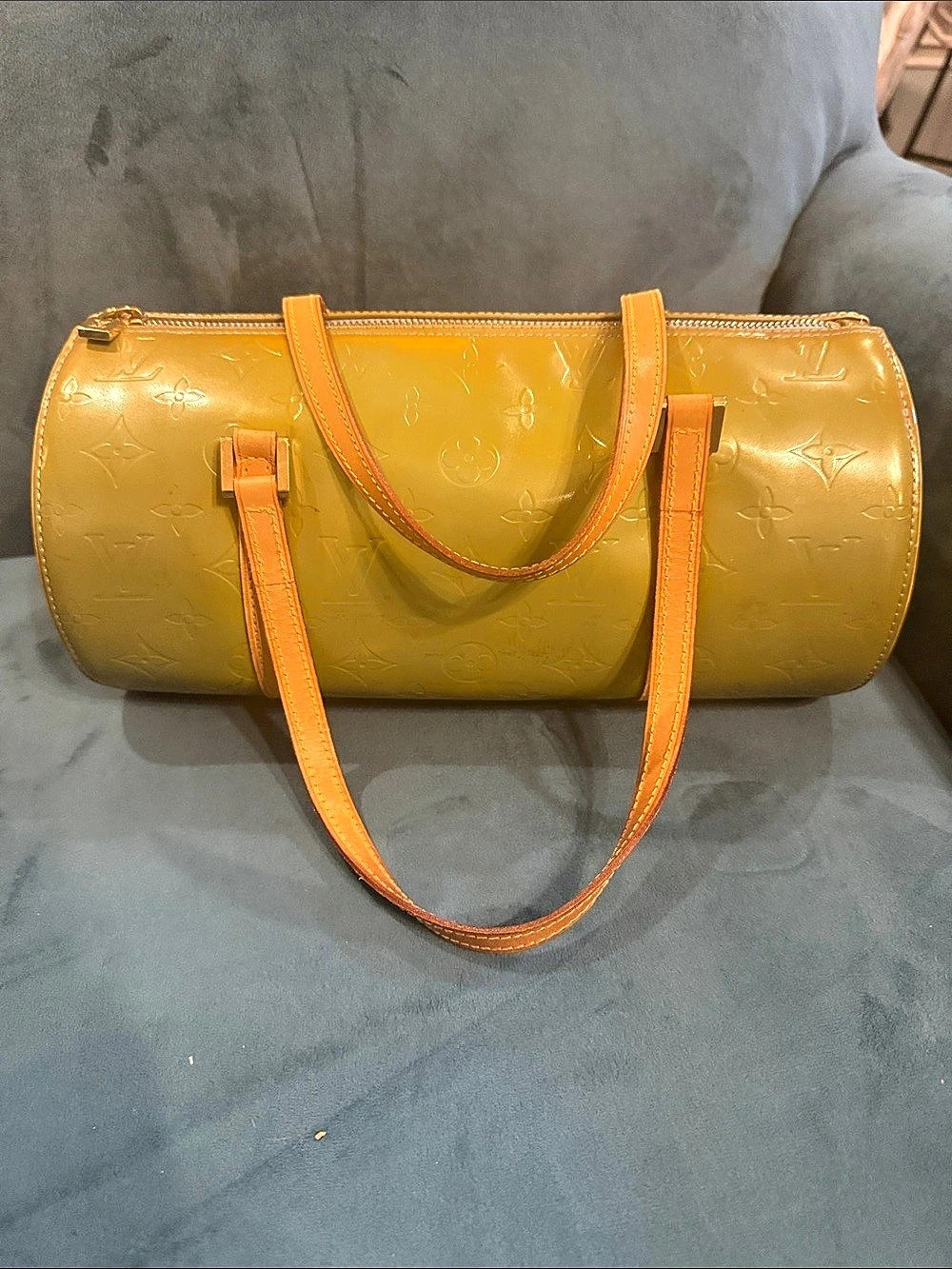 Louis Vuitton Monogram Vernis Bedford Tote Yellow & Orange